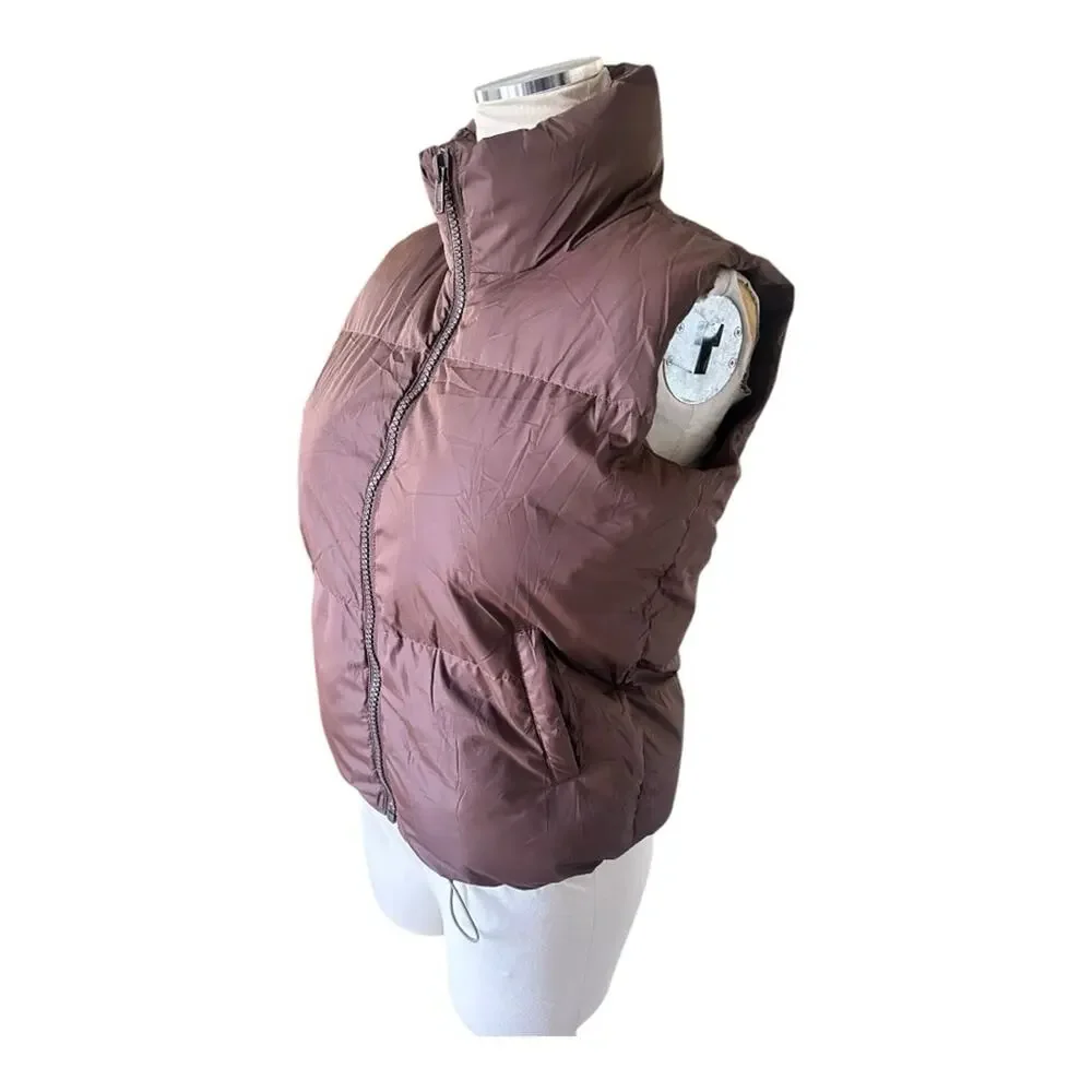 5/$25 Sale Arshiner brown girls puffer vest 11/12 year old